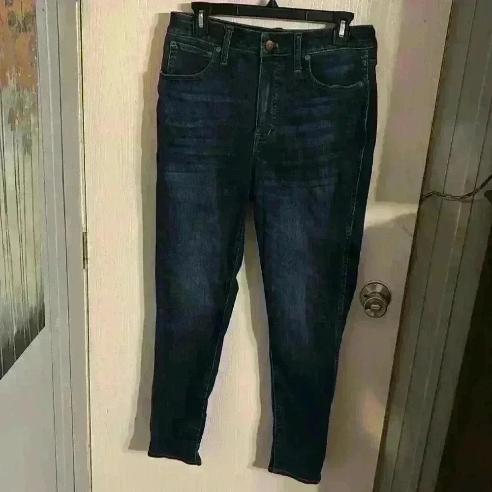 Madewell Women’s High Rise Skinny Jean Medium Wash size 29-PRISTINE CONDITION